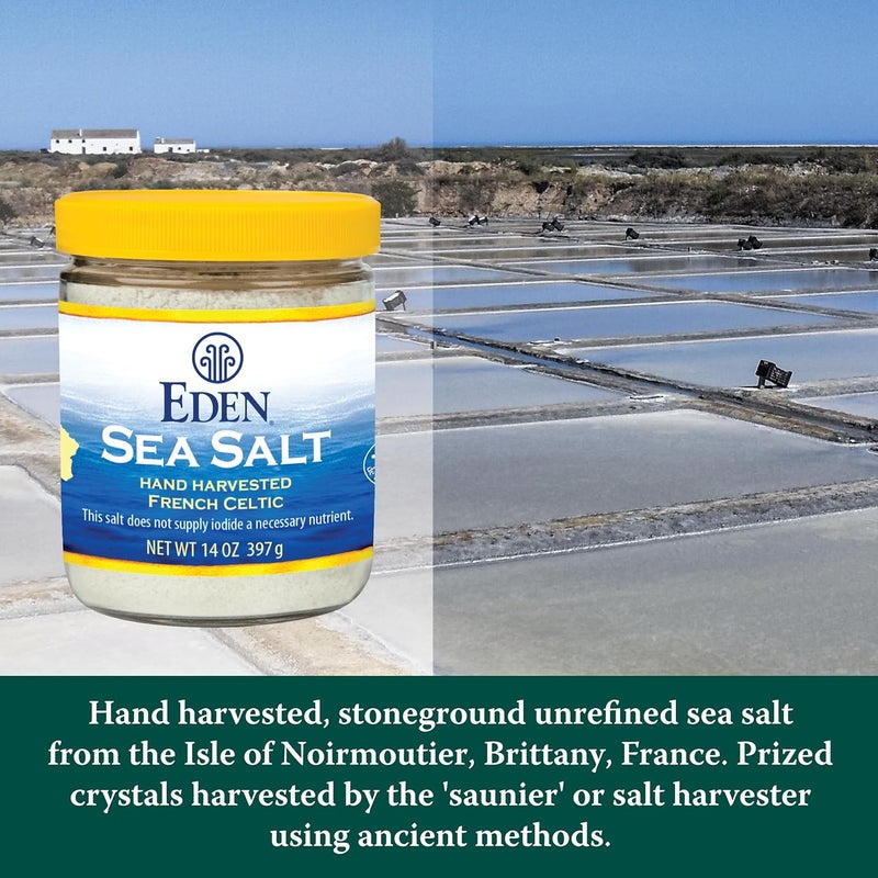 Eden Foods Hand Harvested French Celtic Sea Salt - Image 3